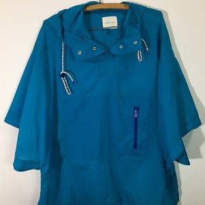 Lightweight Blue Poncho